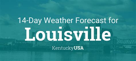 10 Day Weather - Louisville, KY. As of 8:00 am EST. Special Weather Statement. Today. 58°/ 44°. 5% Sat 02 | Day. 58°. 5% SW 6 mph. Areas of patchy fog early. Mostly cloudy. …